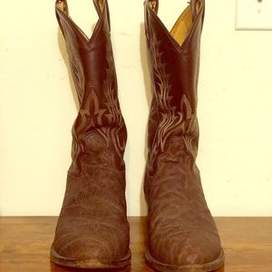 Tony Llamas Mens Cowboy Boots Size 